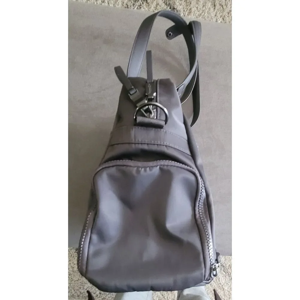 $150 Baggallini Fifth Avenue Weekender One Size, Smoke Gray Carry On Duffle Bag